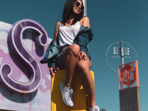 Photo Of Woman Wearing Denim Jacket