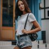 Woman in White Shirt Standing Photo